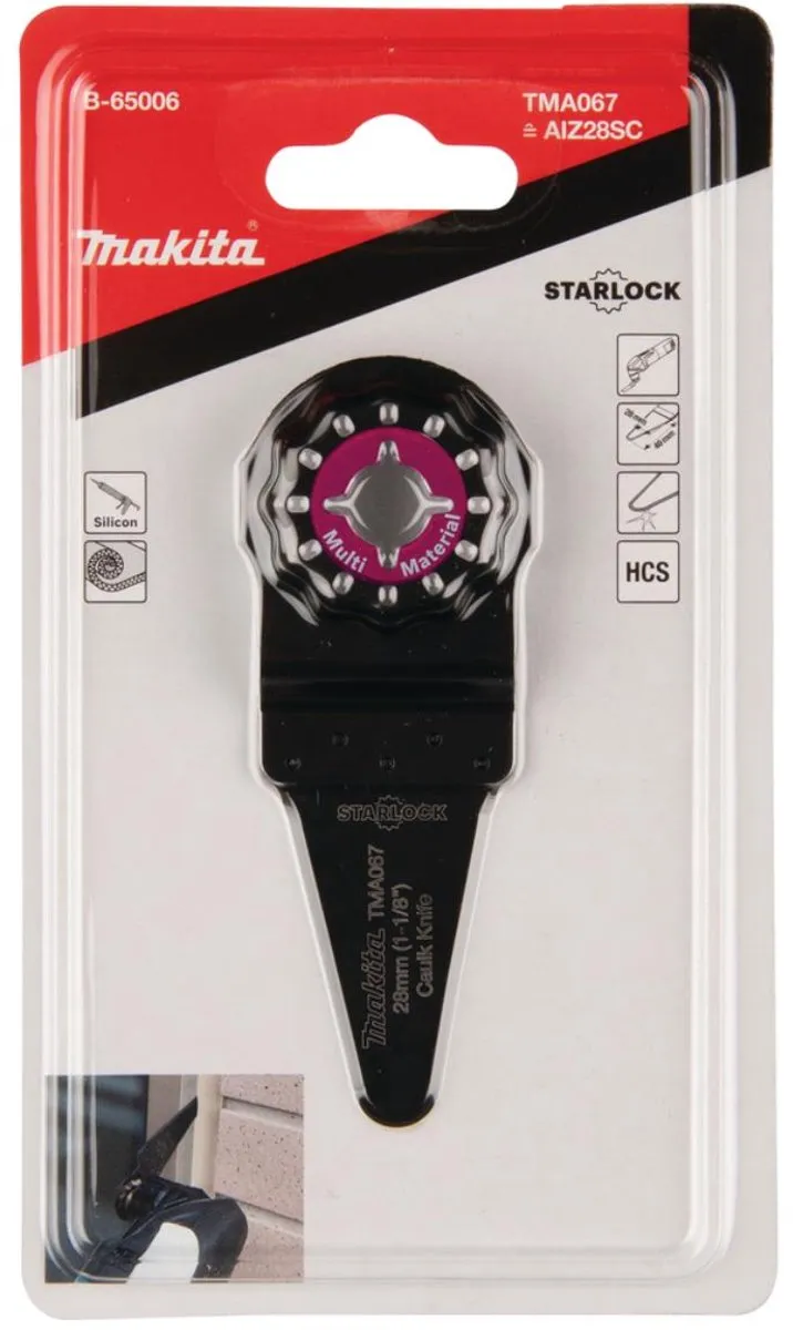 Makita B-65006 Oscillerend Mes 28x40mm - Staal