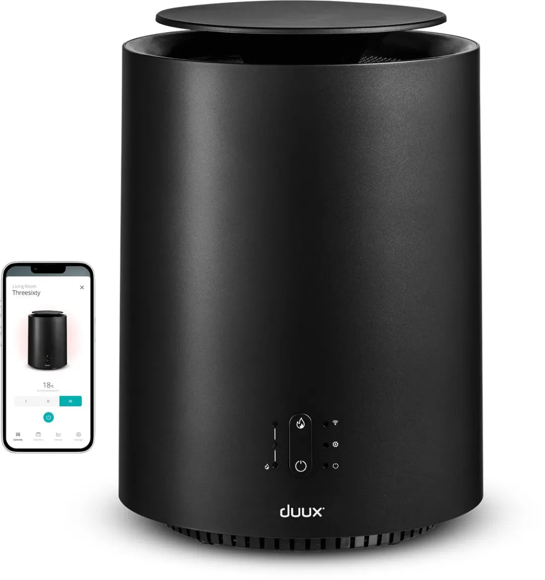 Duux Threesixty 2 Keramische Kachel 1800W - Zwart