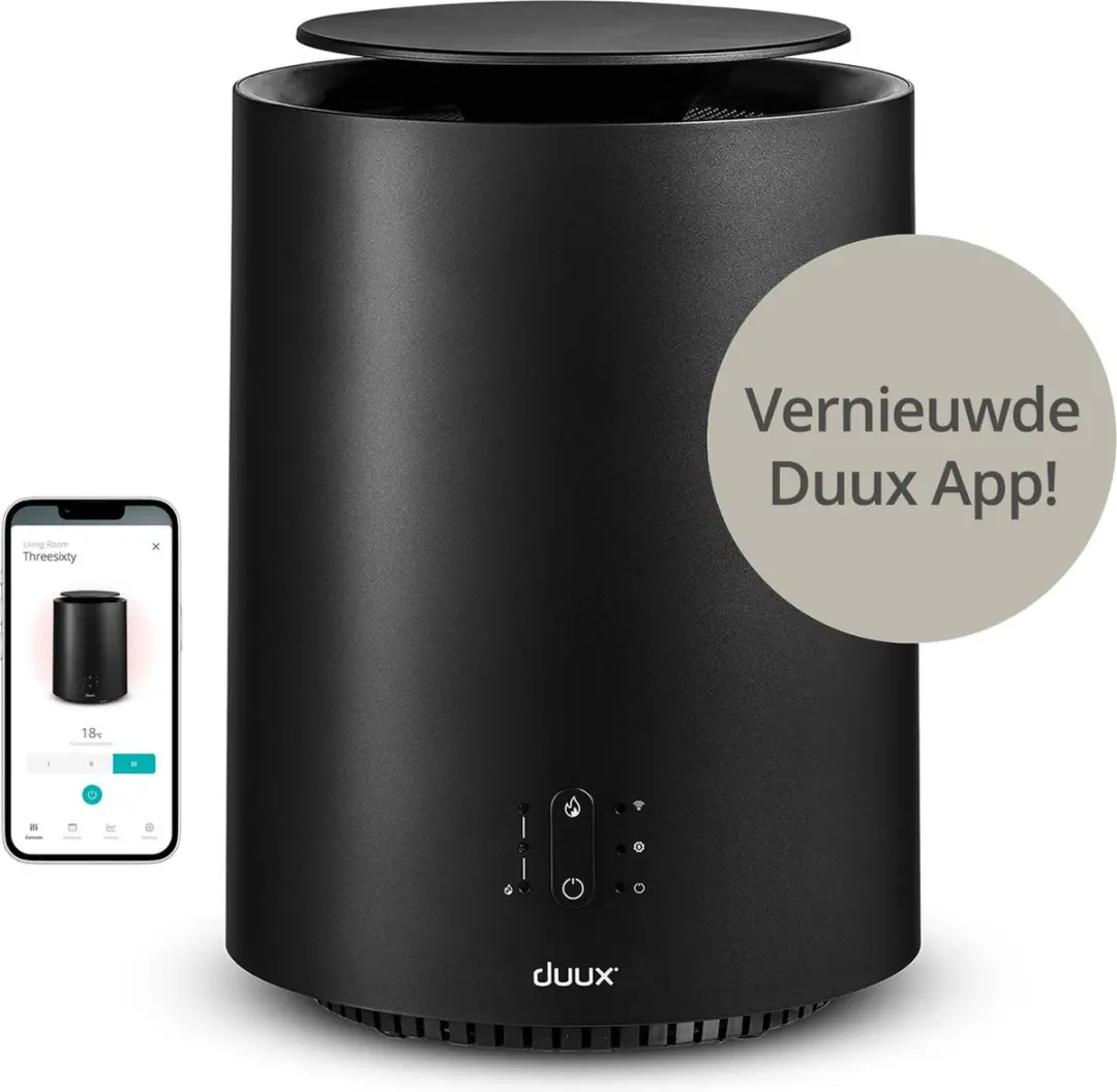 Duux Threesixty 2 Keramische Kachel 1800W - Zwart