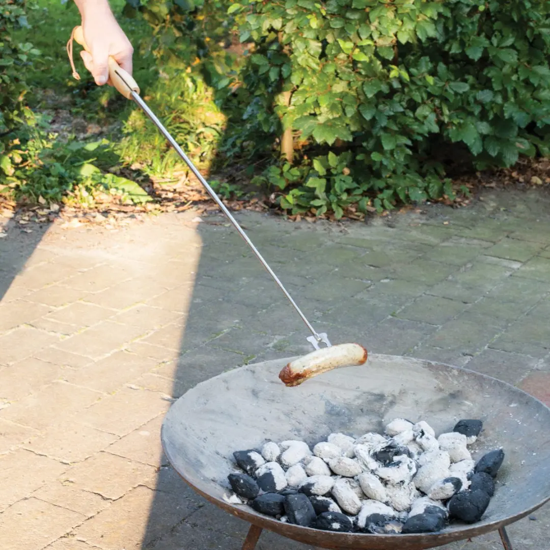 Esschert Design BBQ Vork Telescopisch - Grijs