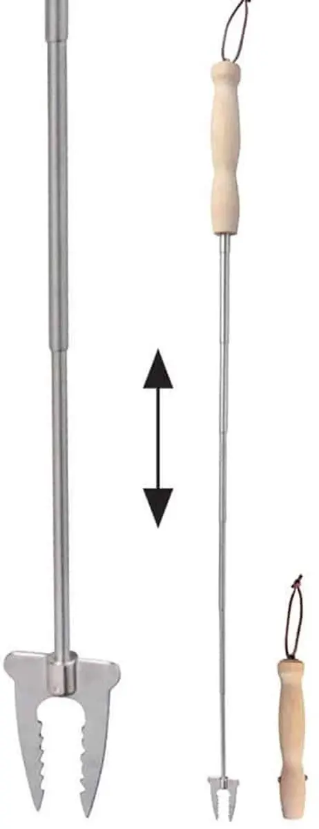 Esschert Design BBQ Vork Telescopisch