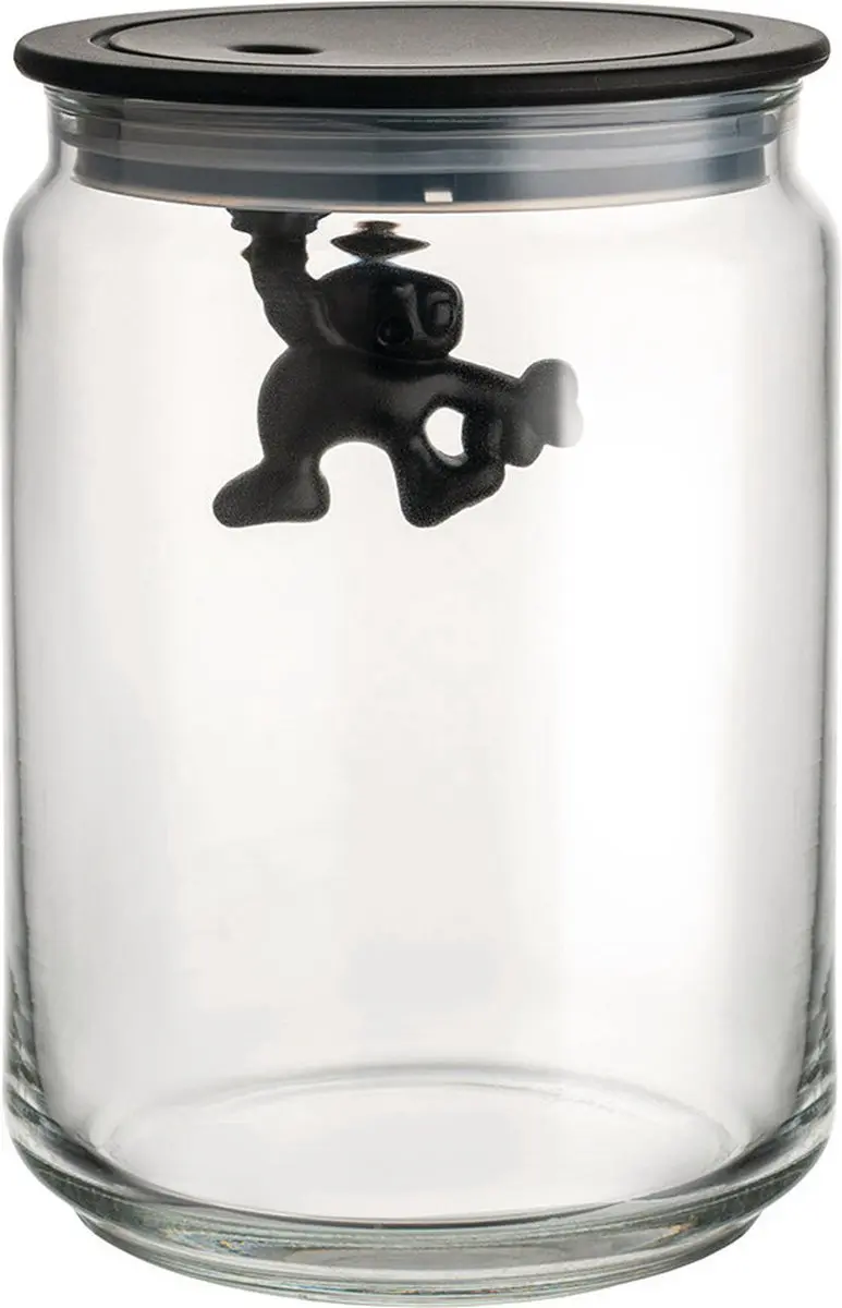 Alessi Gianni Glazen Pot 15cm