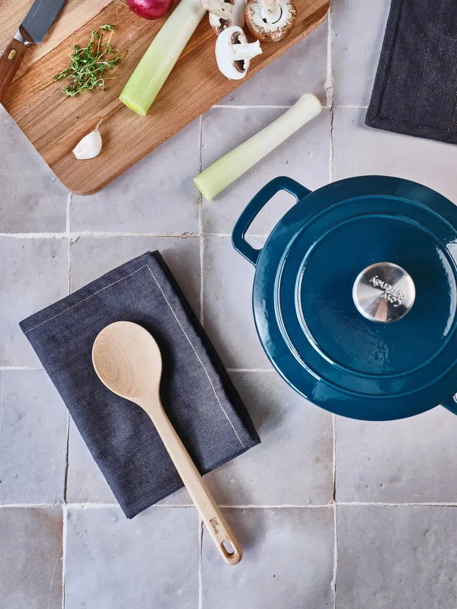 Cosy&Trendy Keukenschort D'nim - Donkerblauw