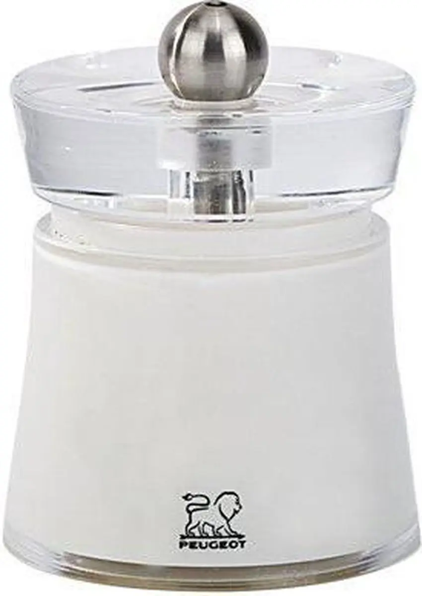 Peugeot Bali Zoutmolen 8cm - Wit - afbeelding 6 van 6