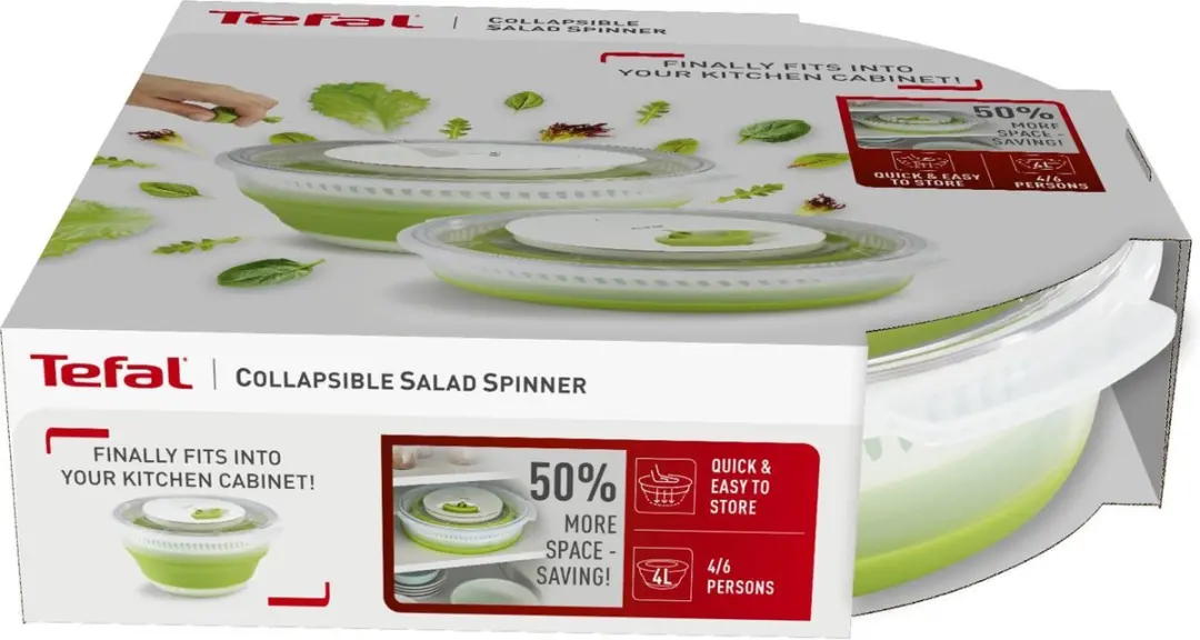 Tefal K25201 Opvouwbare Slacentrifuge 4L - Groen