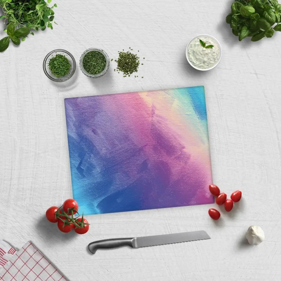 Decoris Multicolor Glas Snijplank 29x34cm