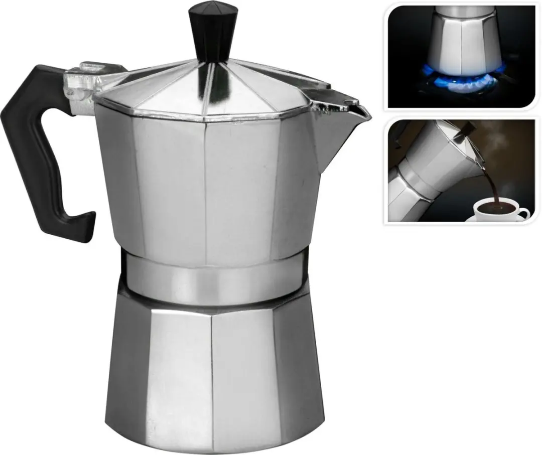 Excellent Houseware Percolator 170170000 - 3 Kopjes - Zilver - afbeelding 6 van 6