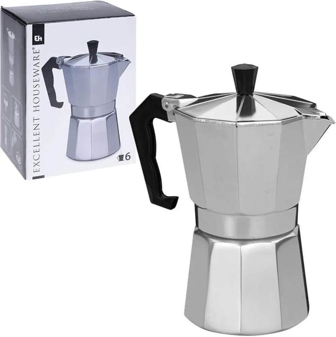 Excellent Houseware Percolator 170170000 - 3 Kopjes - Zilver