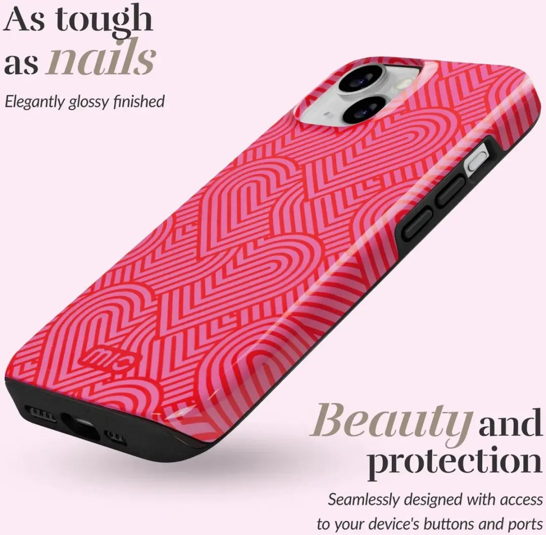 Mio by Mobilize iPhone 16 Hoesje - Hard Shell - MagSafe - Wild Hearts