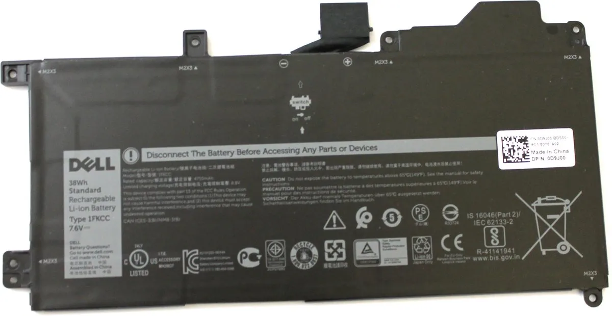 Dell Latitude 7200/7210 2-in-1 Accu