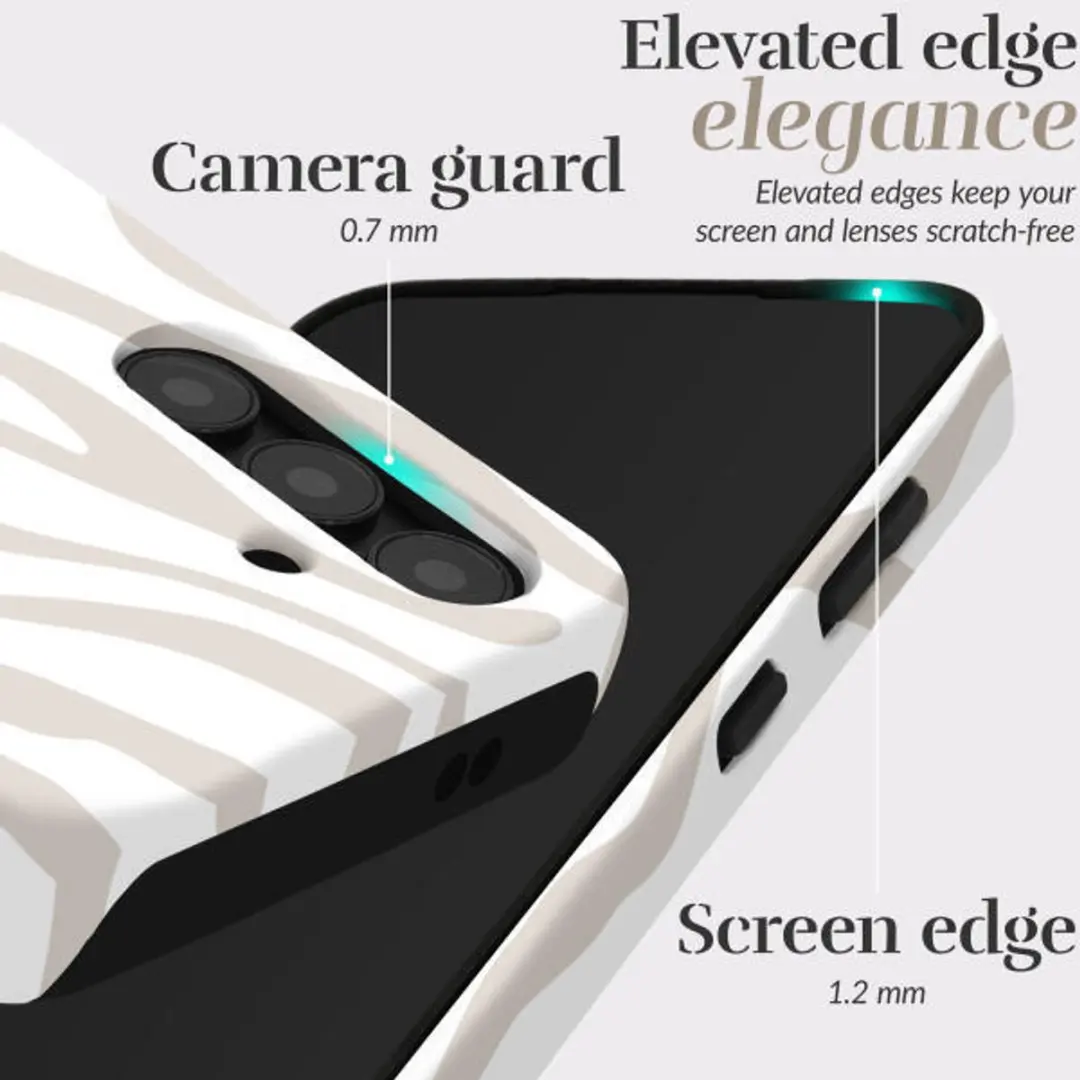 Mio by Mobilize Hoesje S25 Edge MIOSZS25E5G - Sandy Zebra