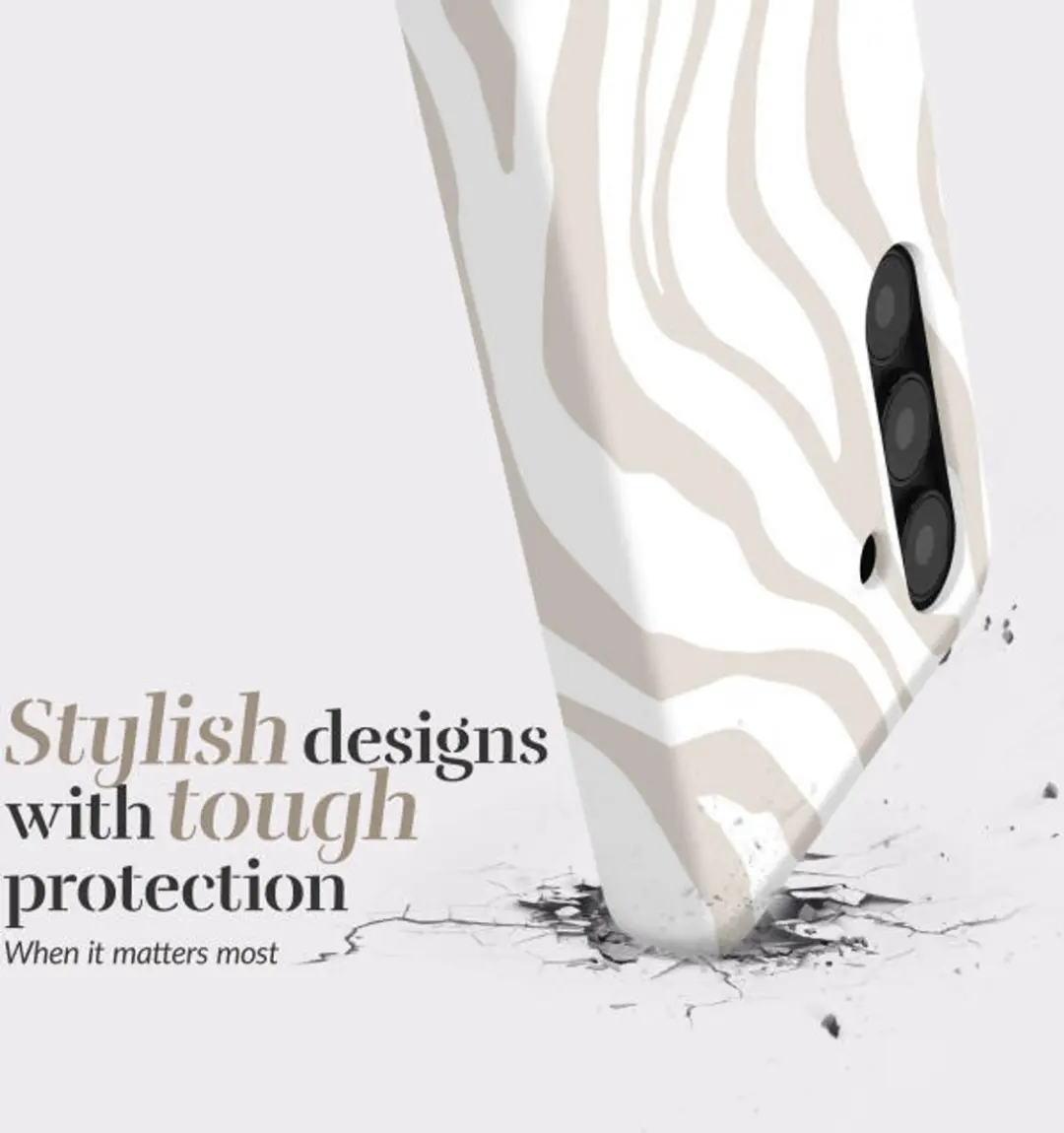 Mio by Mobilize Hoesje S25 Edge MIOSZS25E5G - Sandy Zebra