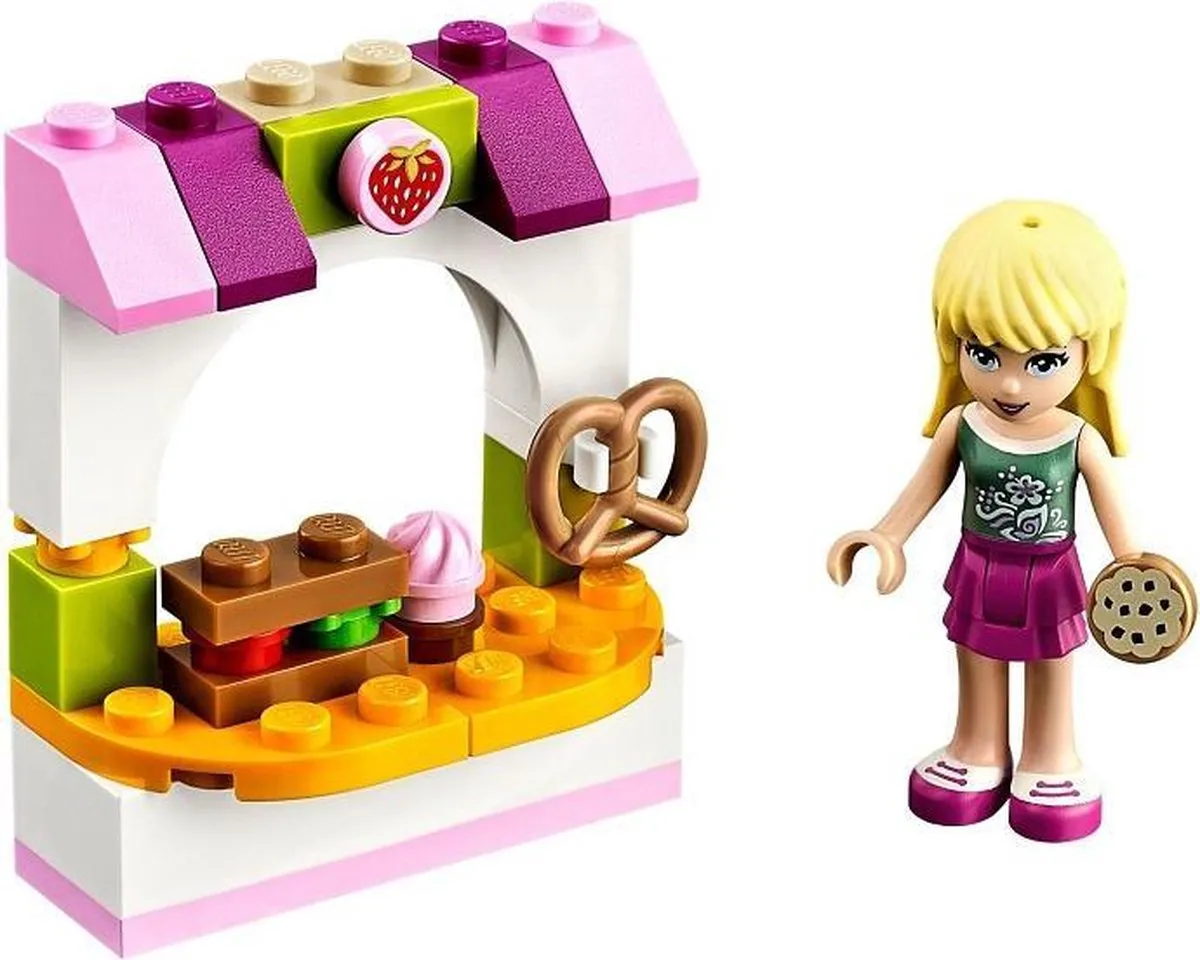 LEGO 30113 Stephanie's Bakkerskraam - 1 Minifiguur - Multi
