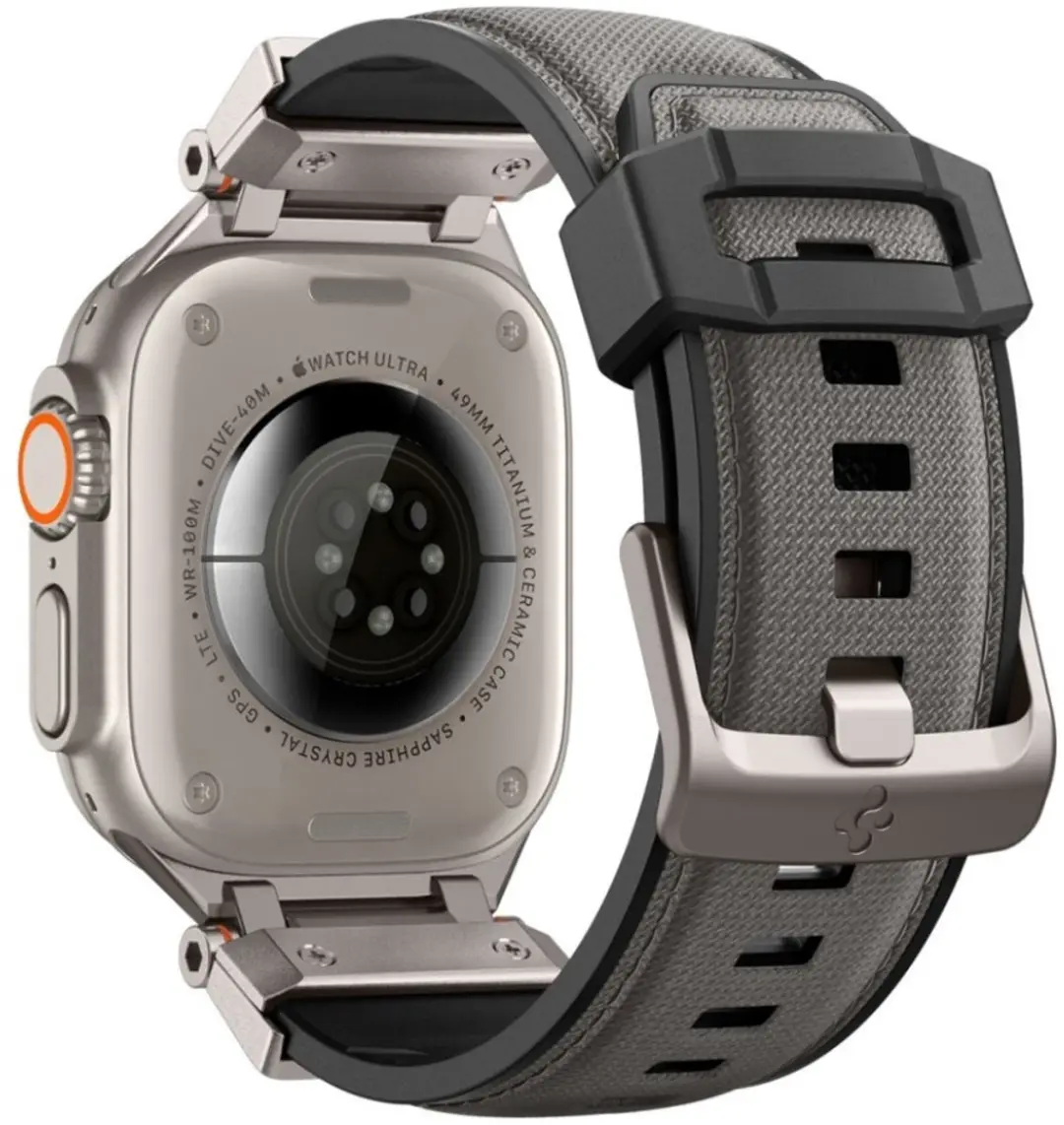 Spigen DuraPro Armor Apple Watch Cover - Grijs - 44/45/46/49mm