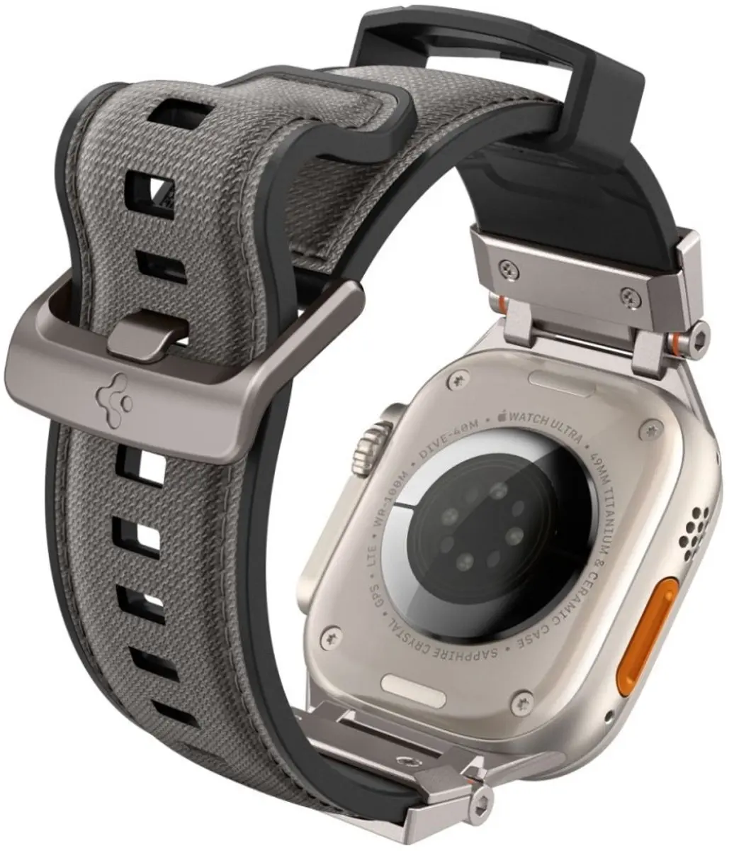 Spigen DuraPro Armor Apple Watch Cover - Grijs - 44/45/46/49mm