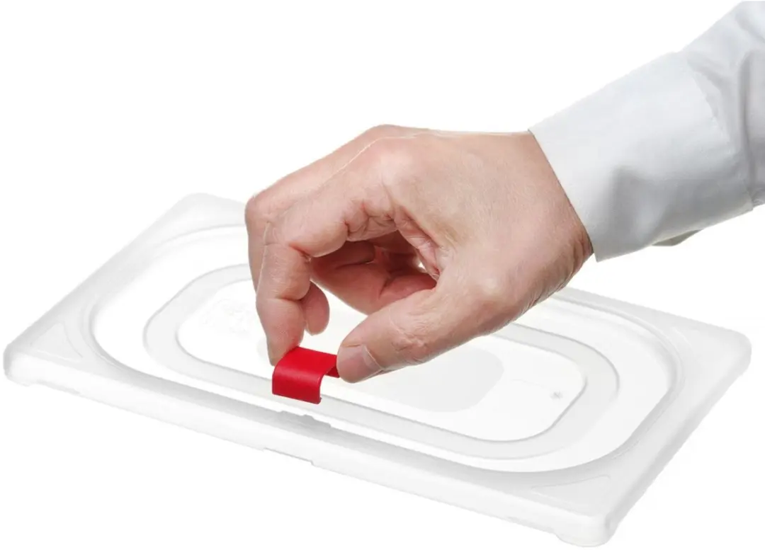 HENDI Dekselclips HACCP - Rood - 12 Stuks