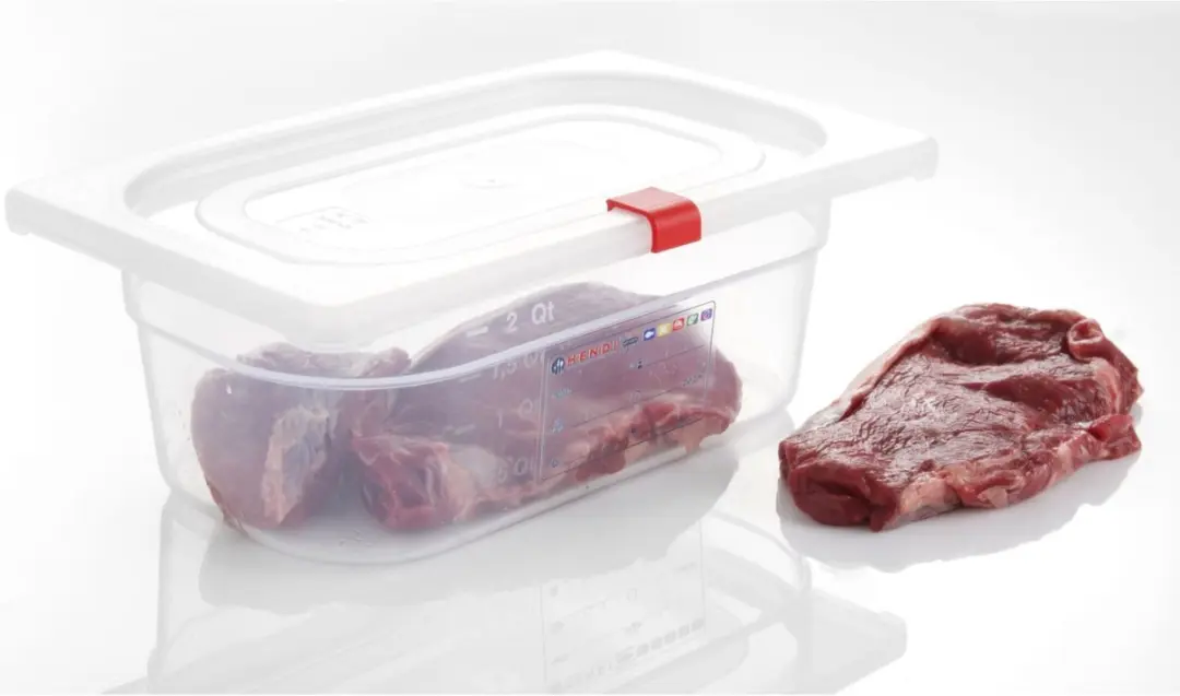 HENDI Dekselclips HACCP - Rood - 12 Stuks
