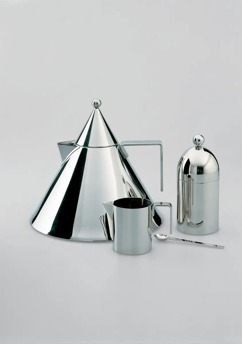 Alessi Il Conico Fluitketel 2L - Zilver