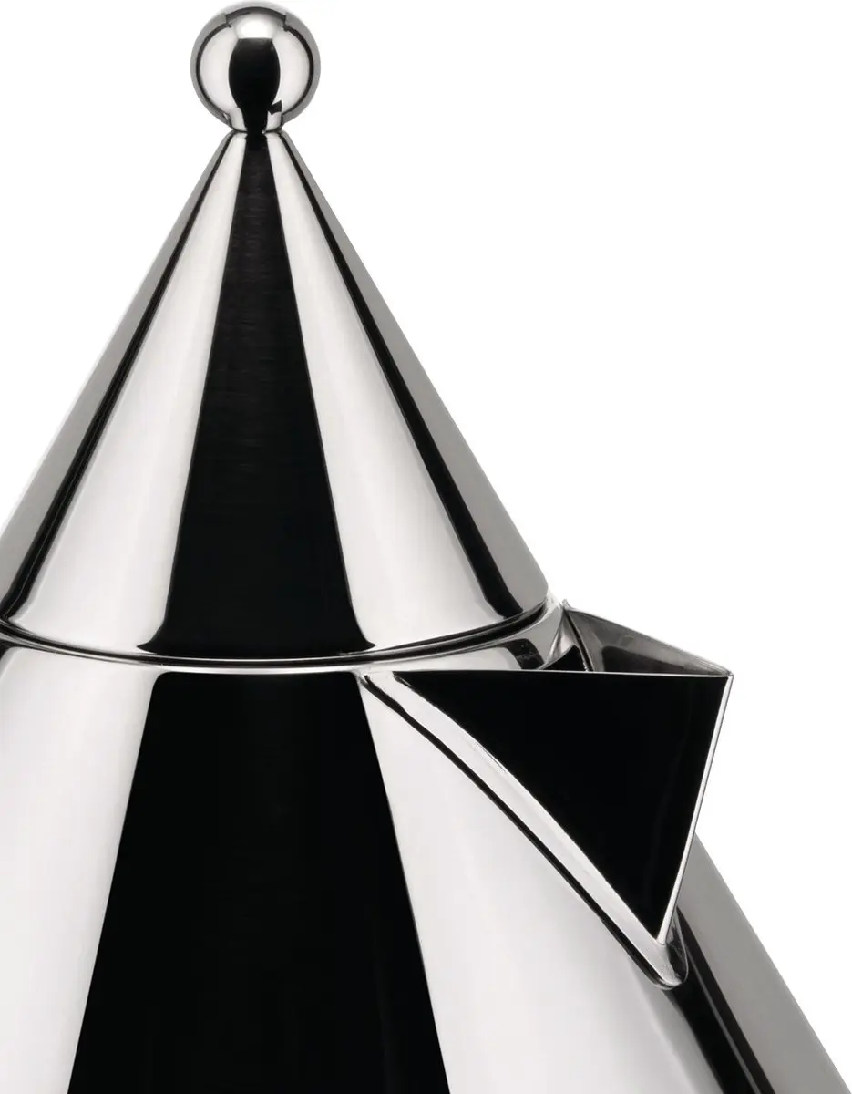 Alessi Il Conico Fluitketel 2L - Zilver - afbeelding 6 van 6