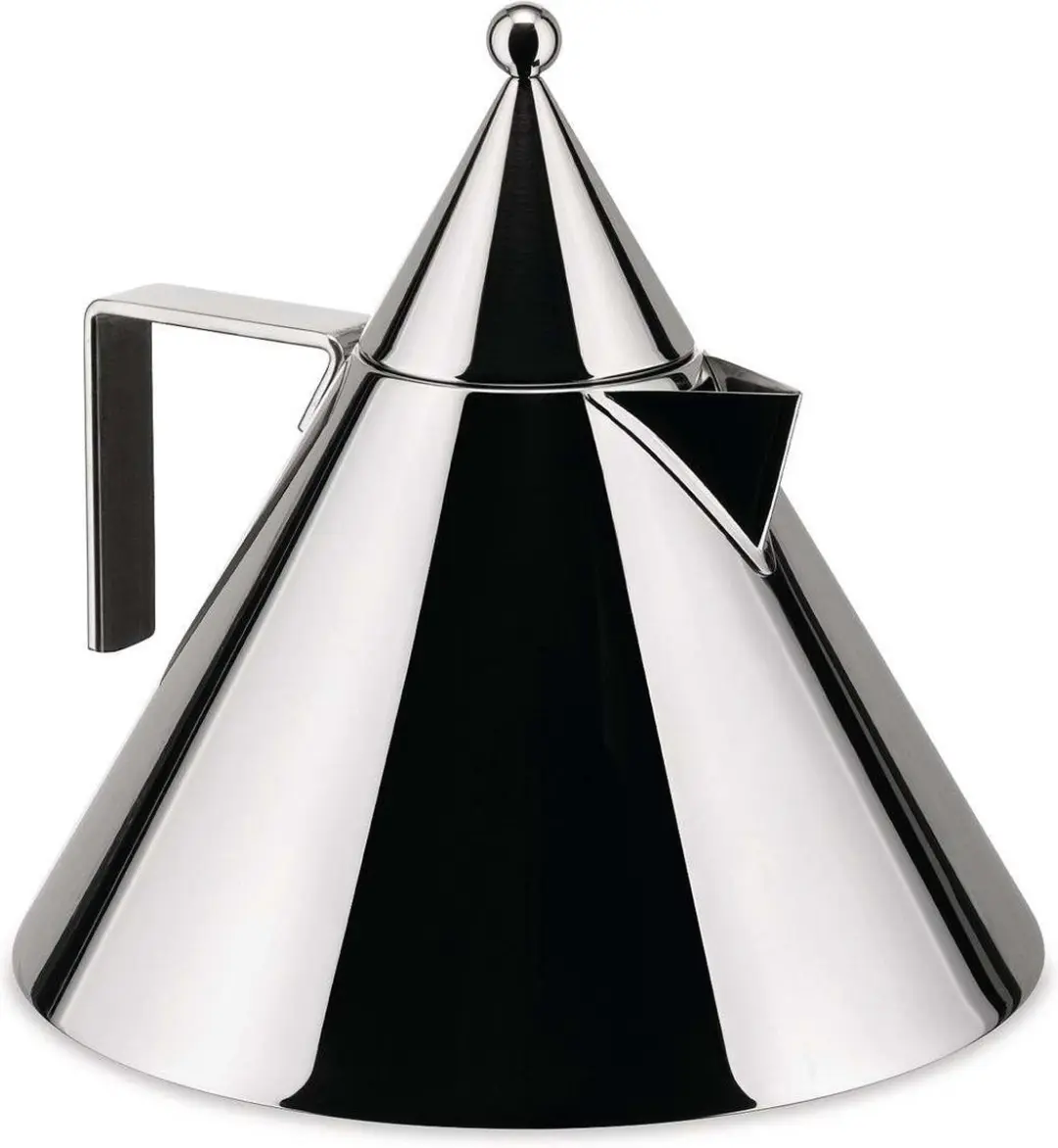 Alessi Il Conico Fluitketel 2L - Zilver