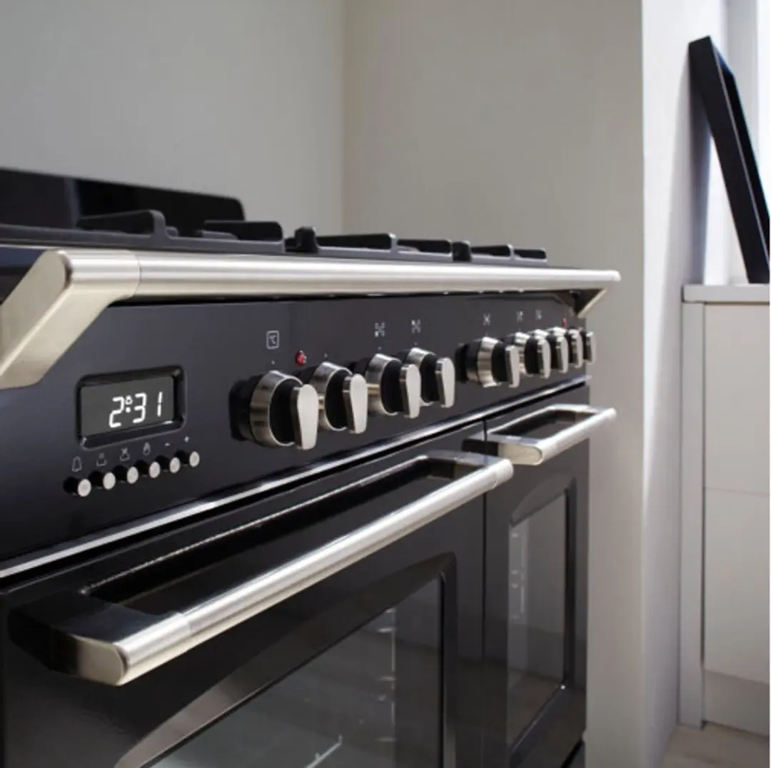 Boretti CFBG902AN3 Gasfornuis 90cm - 5 Branders Dual Fuel - 2 Ovens 70+45L