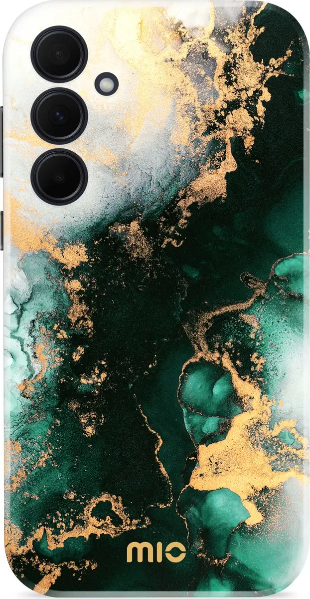 Mio MagSafe Hoesje Samsung Galaxy A35 - Green Marble