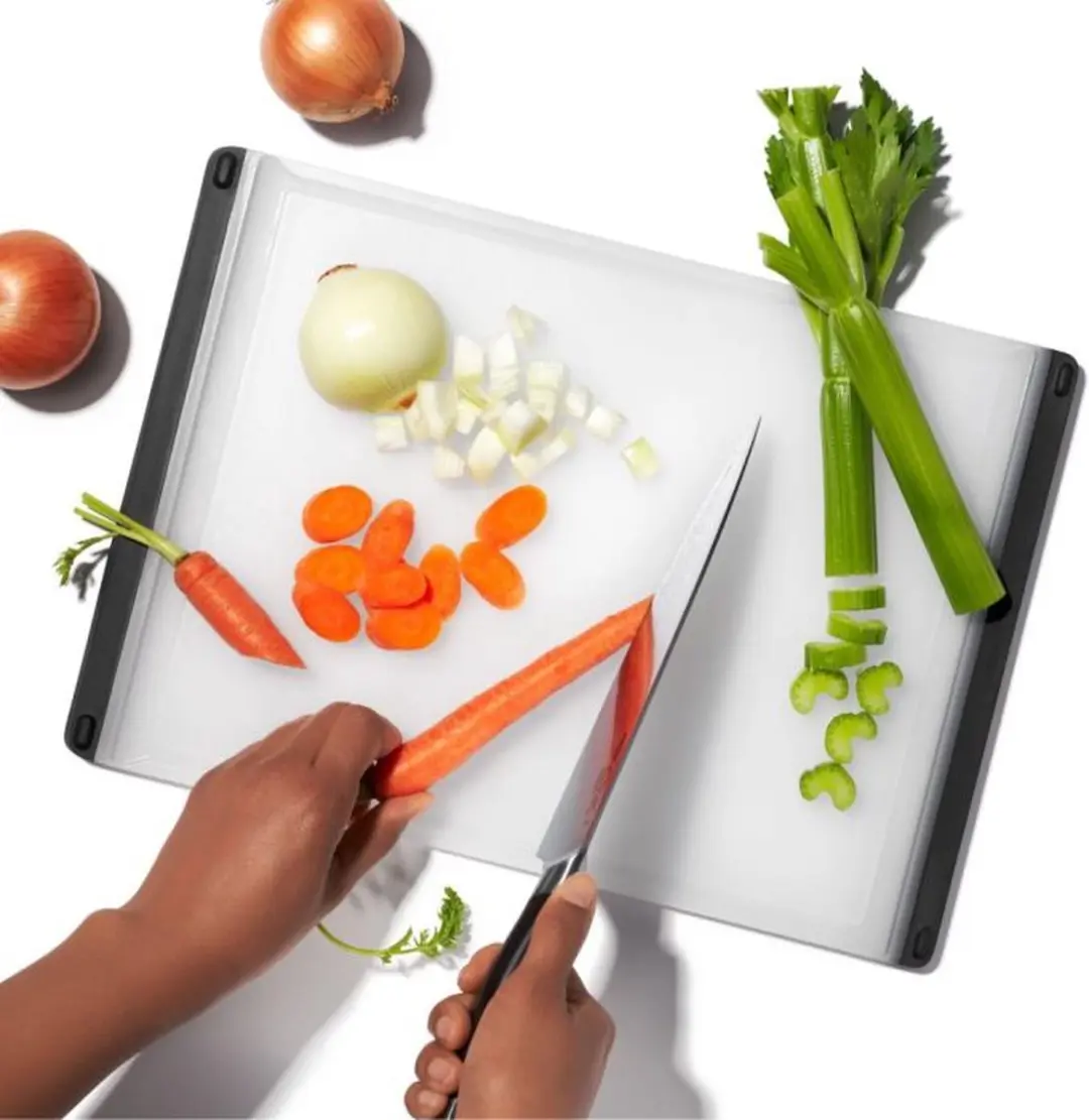OXO Snijplank 26x37cm - Met sapgoot - Wit