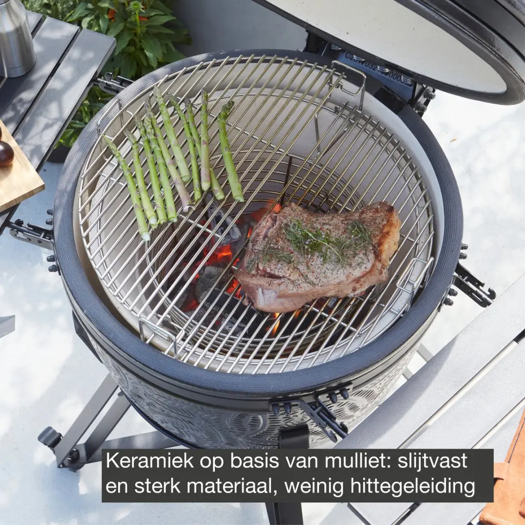 Barbecook Kamal 2.0 Extra Large Kamado - 53cm - 12 Burgers - Zwart