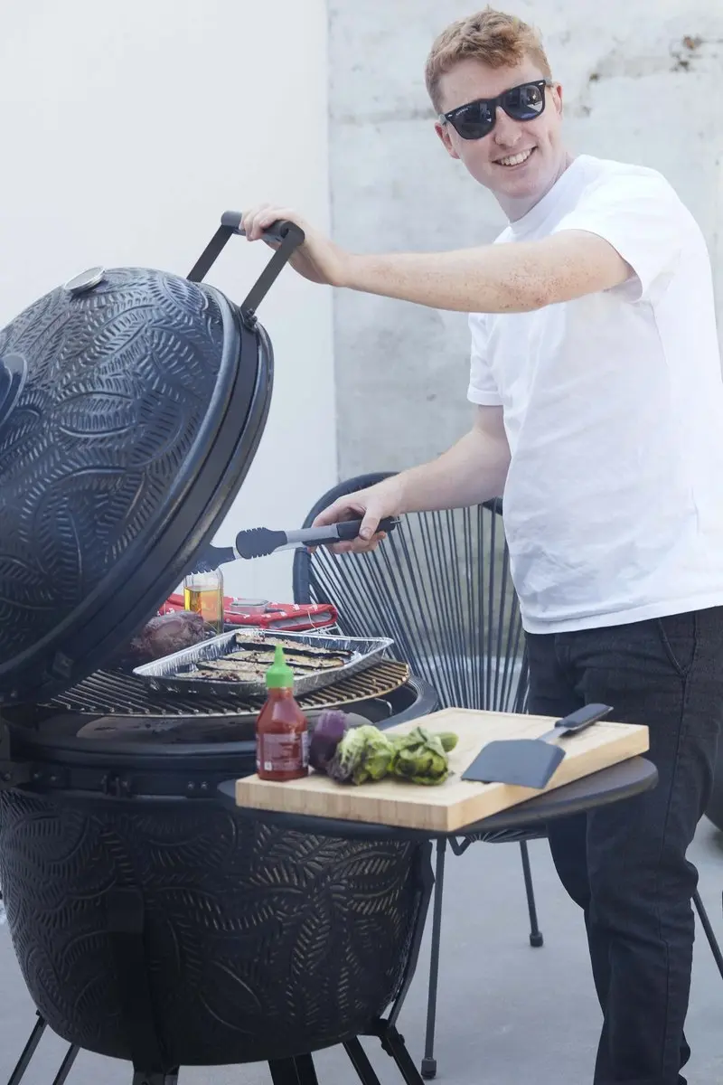 Barbecook Kamal 2.0 Extra Large Kamado - 53cm - 12 Burgers - Zwart