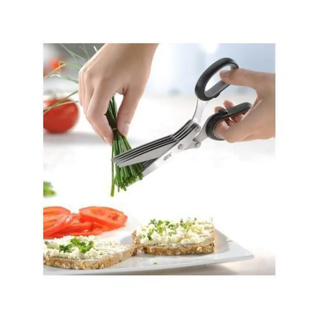 GEFU CUTARE Kruidenschaar 5-Blads - Zilver