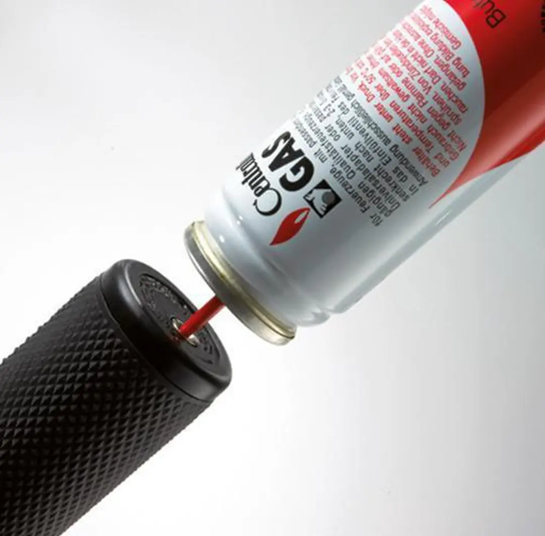 Leifheit Proline Flambeerder - Gas - RVS - Zwart/Rood