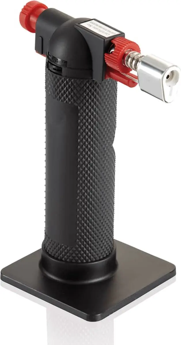 Leifheit Proline Flambeerder - Gas - RVS - Zwart/Rood - afbeelding 6 van 6