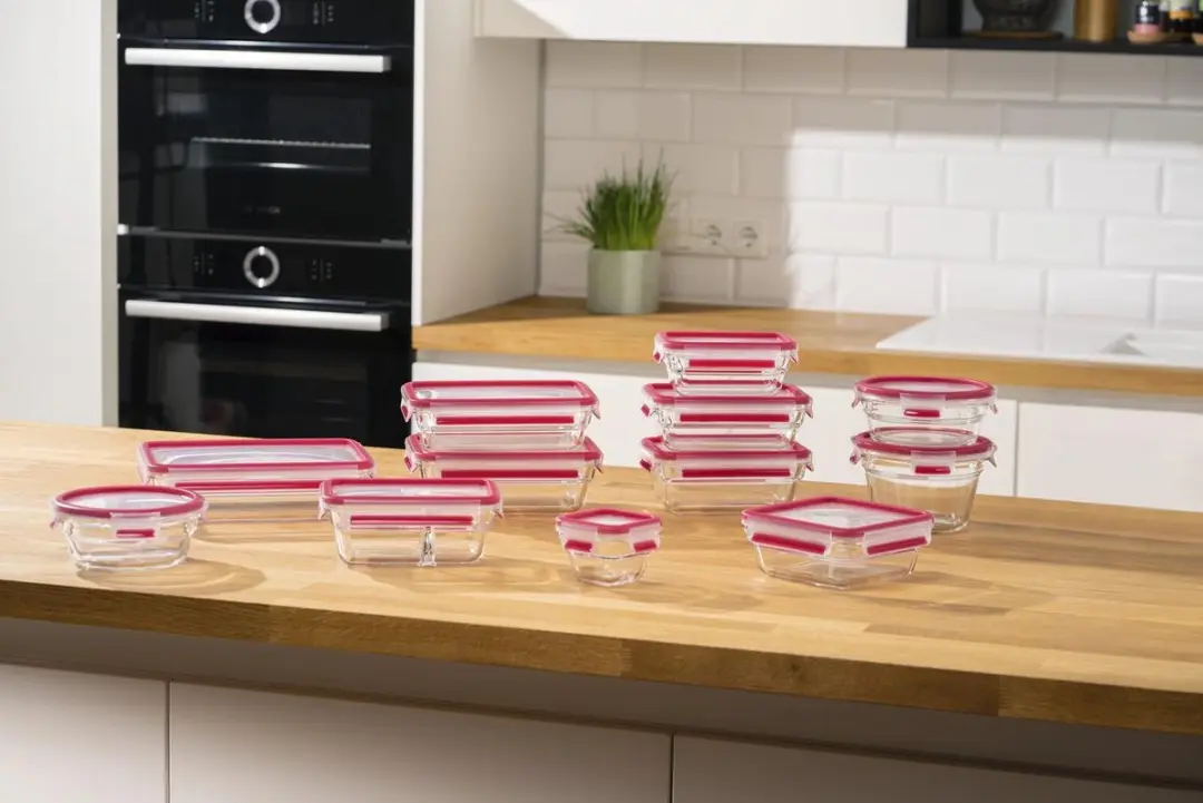 Tefal MasterSeal Glass Vershouddoos 0,45L - Rood