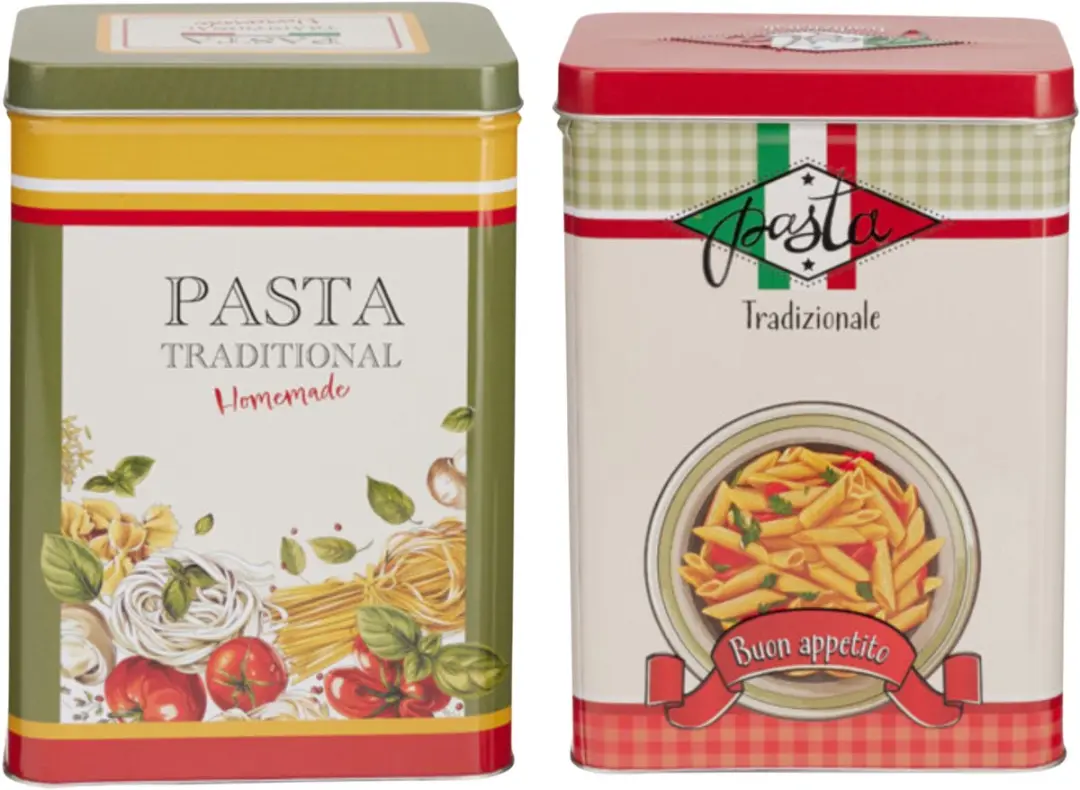 Excellent Houseware Nostalgia Pasta Bewaarblik