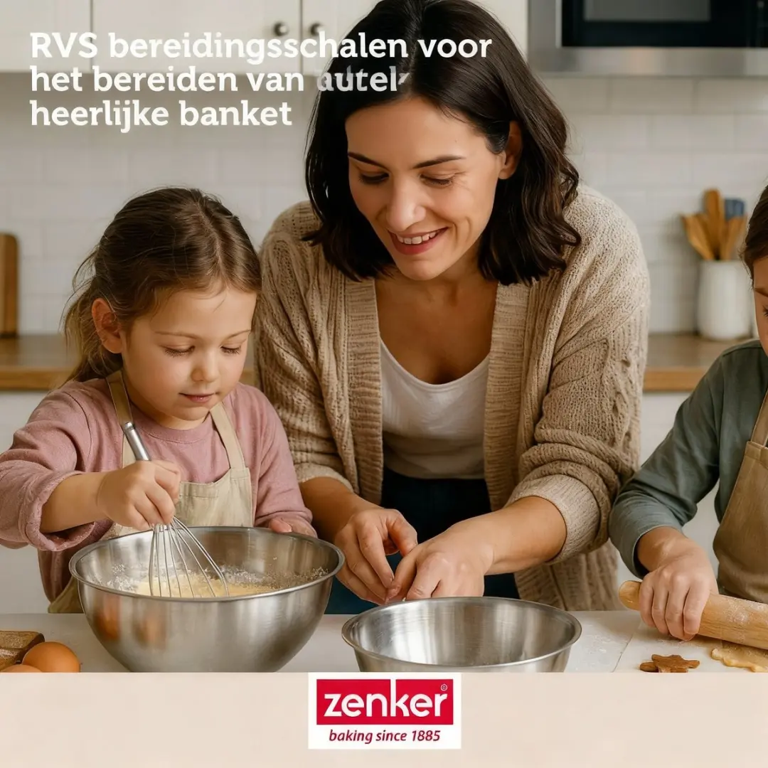 Zenker Bakkersset Omgekeerde Taartvormpjes 10cm - 6 Stuks - Zwart