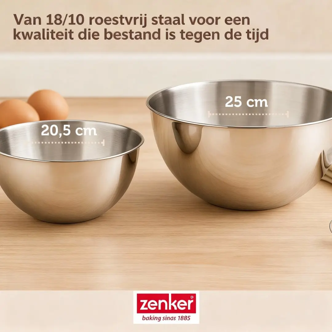 Zenker Bakkersset Omgekeerde Taartvormpjes 10cm - 6 Stuks - Zwart