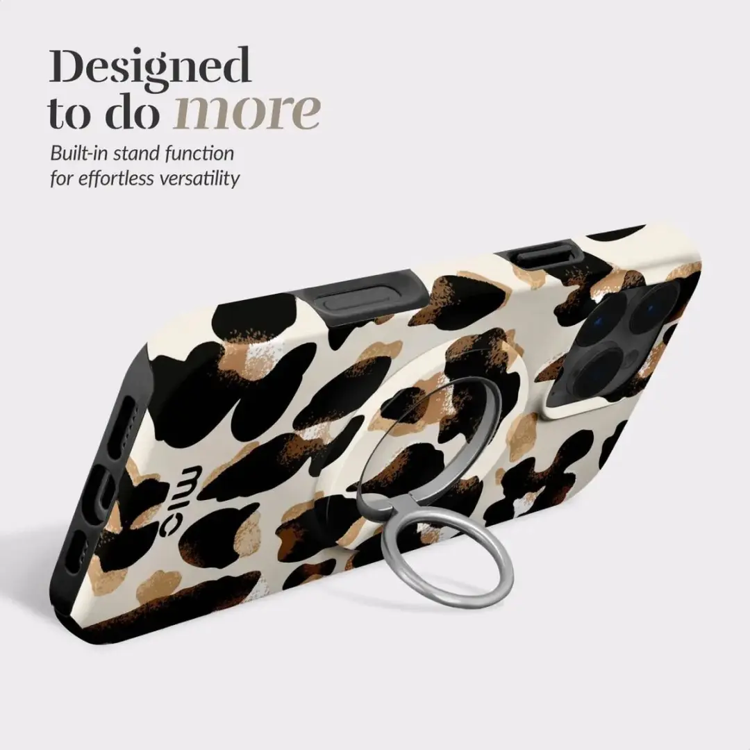 Mio by Mobilize MIOMCSRLEO Ringhouder - MagSafe - 360° Draaibaar - Leopard