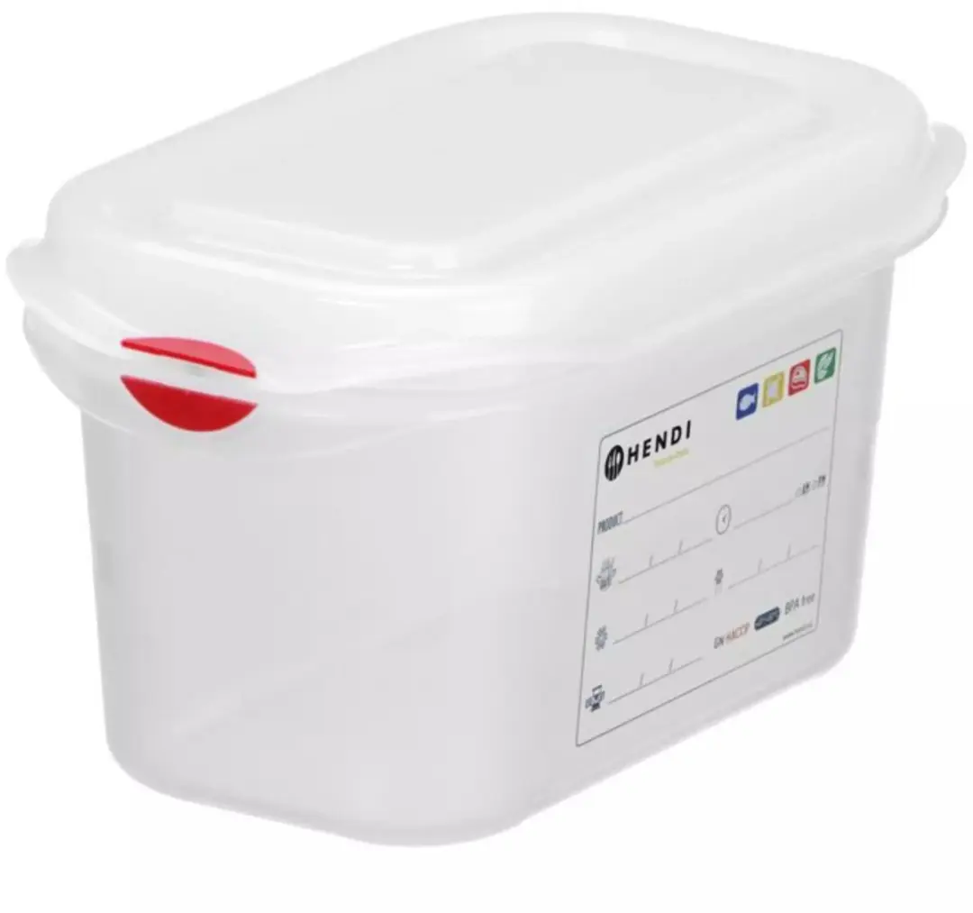 HENDI GN 1/9 Gastronormbak 176x108x65mm Polypropyleen