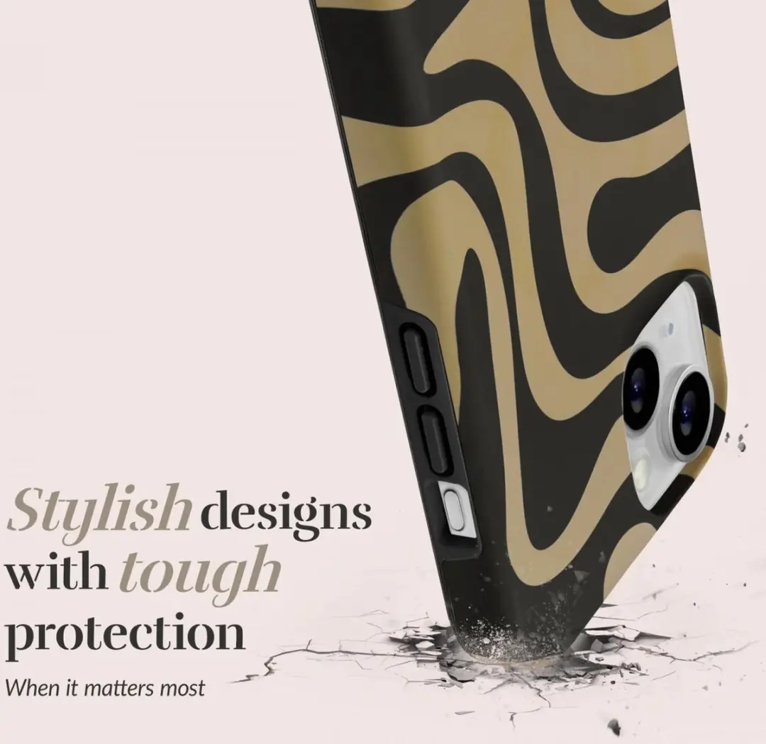 Mio by Mobilize iPhone 16 Pro Max Hoesje - Swirl Bruin