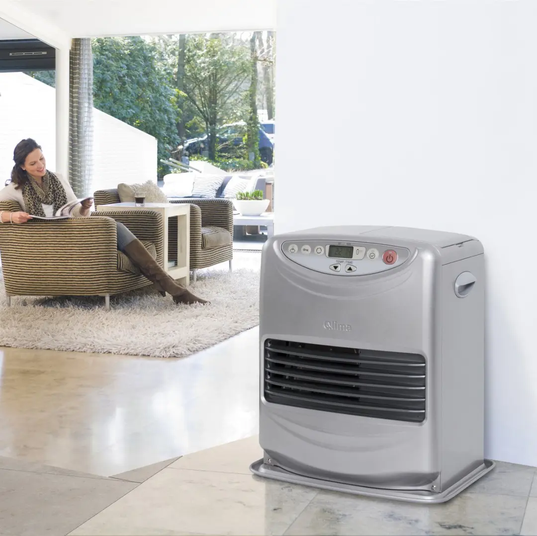 Qlima SRE3531C2 Elektrische Petroleumkachel 3100W - Wit - afbeelding 3 van 5