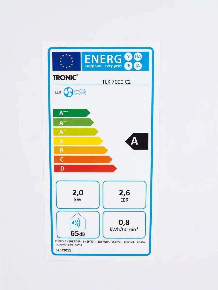 Tronic Mobiele Airco 7000 BTU - Koelen/Ontvochtigen/Ventileren - 45 m³