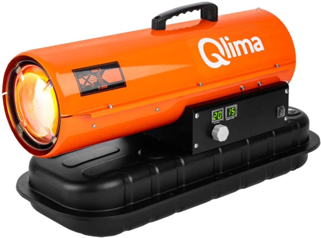 Qlima DFA2320 Warmtekanon 20.000W - Oranje/Zwart - afbeelding 6 van 6