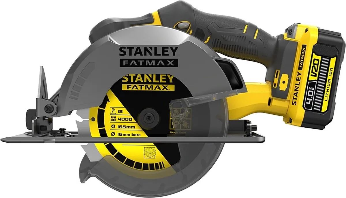 Stanley FatMax SFMCS500M2K-QW Cirkelzaag 165mm - 2x 4.0Ah accu