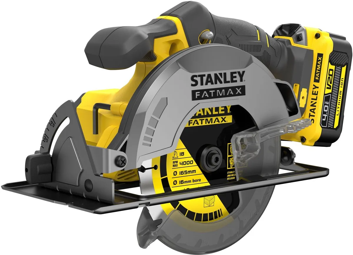 Stanley FatMax SFMCS500M2K-QW Cirkelzaag 165mm - 2x 4.0Ah accu