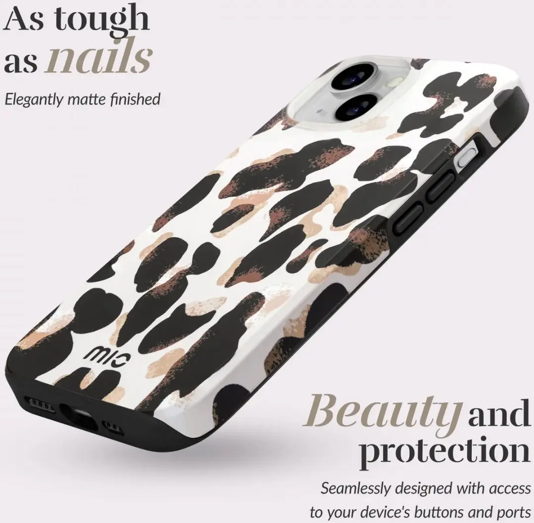 Mio by Mobilize iPhone 16 Pro Max Hoesje - Leopard