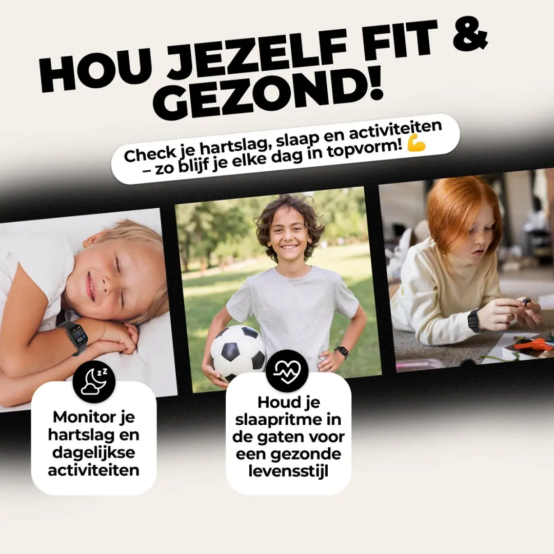Denver SWK120B Smartwatch Kinderen - 46mm - Zwart