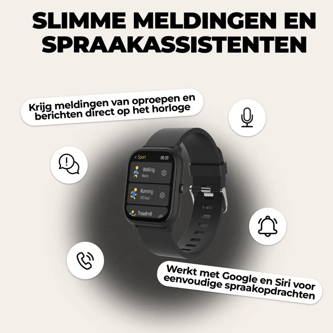 Denver SWK120B Smartwatch Kinderen - 46mm - Zwart
