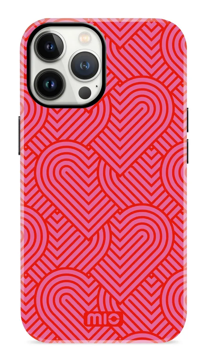 Mio MagSafe iPhone 13 Pro Hoesje - Rood