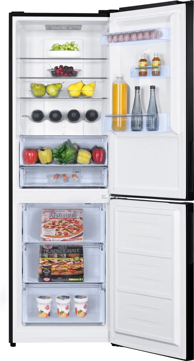 Frilec Bonn328-040BB Koelvriescombinatie 323L - Zwart