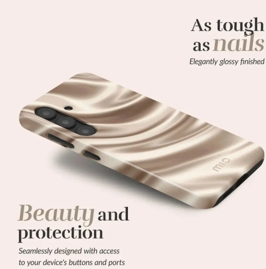 Mio by Mobilize Hoesje S24 FE - Goud - MIOSDS24FE5G